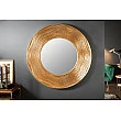 Zrkadlo 40697 Ø100cm gold