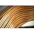 Zrkadlo 40697 Ø100cm gold