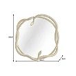 Zrkadlo 45432 Snake Ø80cm Zlaté
