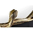 Zrkadlo 45432 Snake Ø80cm Zlaté