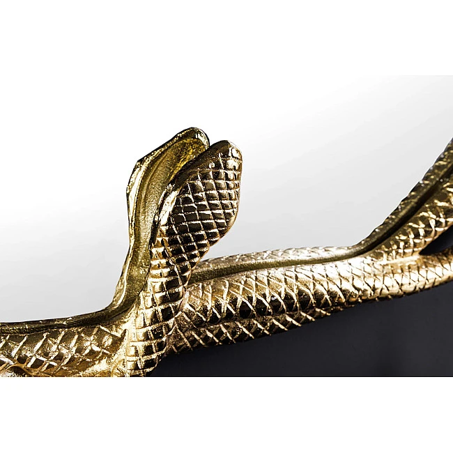 Zrkadlo 45432 Snake Ø80cm Zlaté