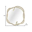 Zrkadlo 45786 Snake Ø50cm Zlaté