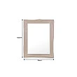 Zrkadlo 46490 Mammut 75x100cm Drevo Acacia