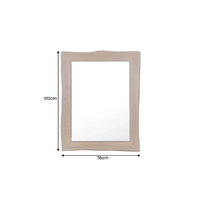 Zrkadlo 46490 Mammut 75x100cm Drevo Acacia