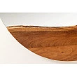 Zrkadlo 46492 Living Edge Ø100cm Drevo Acacia