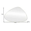 Zrkadlo 48185 Noemi 85x56cm Zlaté