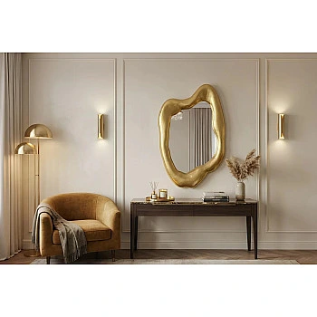 Zrkadlo Aura 48187 93x55cm Zlaté