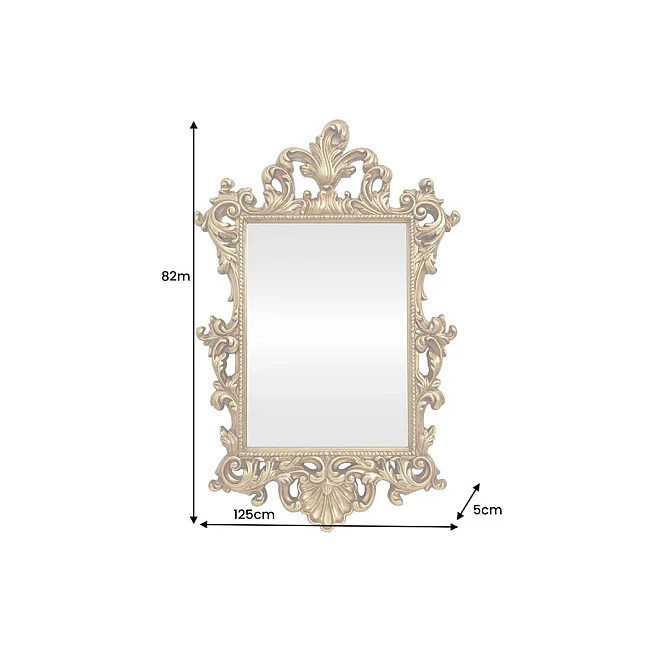Zrkadlo Opulent 48194 125x82cm Zlaté
