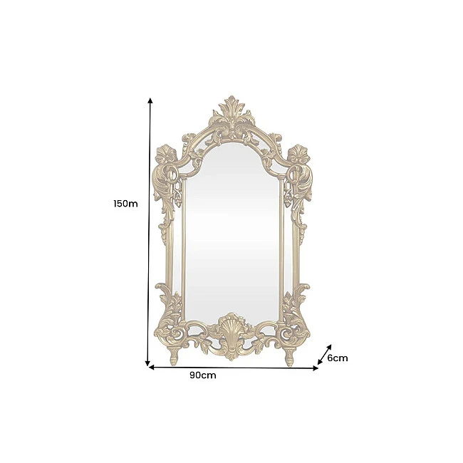Zrkadlo Opulent 48195 150x90cm Zlaté