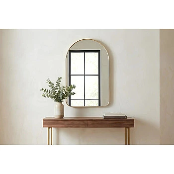 Zrkadlo 48235 Arca 60x90cm Gold aluminium