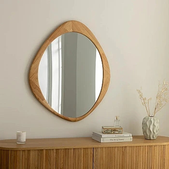 Zrkadlo 48244 Organic 90x75cm Dub dyha