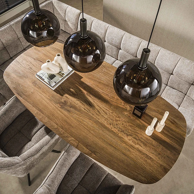 Jedálenský stôl 22-94 Wave 180x90cm Masív Drevo Mango