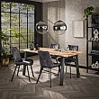 Jedálenský stôl 25-07 180x90cm Drevo Acacia natural