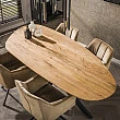 Jedálenský stôl 29-62 215x100cm Shaped Masív drevo Acacia