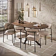 Jedálenský stôl 29-75B Arhus 180x90cm Drevo Hnedá Acacia