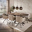 Jedálenský stôl 29-77B Arhus 215x105cm Drevo Hnedá Acacia