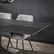 Rozkladací jedálenský stôl 45-29 160/240x90cm Ceramic Australian Black