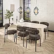 Jedálenský stôl 45-66 Romano 180x90cm Ceramic Travertine