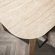 Jedálenský stôl 45-69 Romano 180x90cm Ceramic Travertine