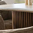 Jedálenský stôl 45-74 Romano 215x122cm Ceramic Travertine