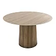 Jedálenský stôl 45-76 Romano Ø120cm Ceramic Travertine