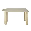 Jedálenský stôl k stene 45-82 Romano 140x80cm Ceramic Travertine