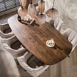Jedálenský stôl 55-94 Central 215x105cm Masív Drevo Acacia