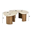Konferenčný stôl Romano 2-set Ceramic Travertine