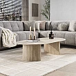 Konferenčný stôl 45-78 Romano 135x70cm 3D Ceramic Travertine