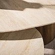 Konferenčný stôl 45-95 Romano 2-set 3D Ceramic Travertine