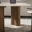 Konferenčný stôl Ceramo 2-set 3D ceramik Travertine