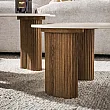 Konferenčný stôl Ceramo 2-set 3D ceramik Travertine