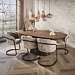 Luster 60-43 Altura 4+3L Frosted Sienna Brown Glass