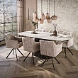 Luster 60-43 Altura 4+3L Frosted Sienna Brown Glass