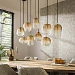 Luster 70-96 Stripe 5+4L Jantar Glass