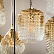 Luster 70-96 Stripe 5+4L Jantar Glass