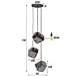 Luster 72-28 Rock 3L Chrome Glass