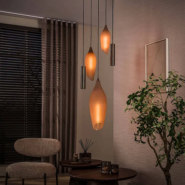 Luster Cocoon 5L Brown Frosted Glass