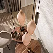 Luster Cocoon 5L Brown Frosted Glass