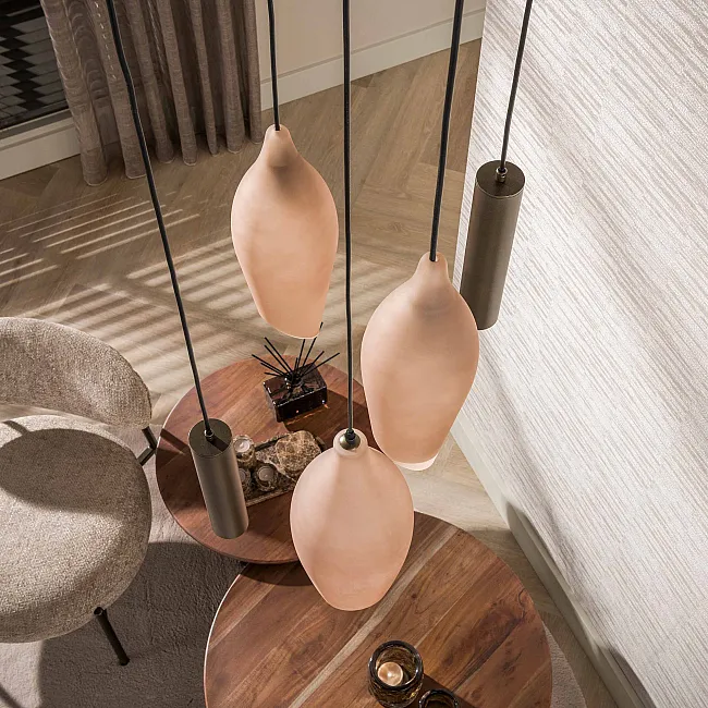 Luster Cocoon 5L Brown Frosted Glass
