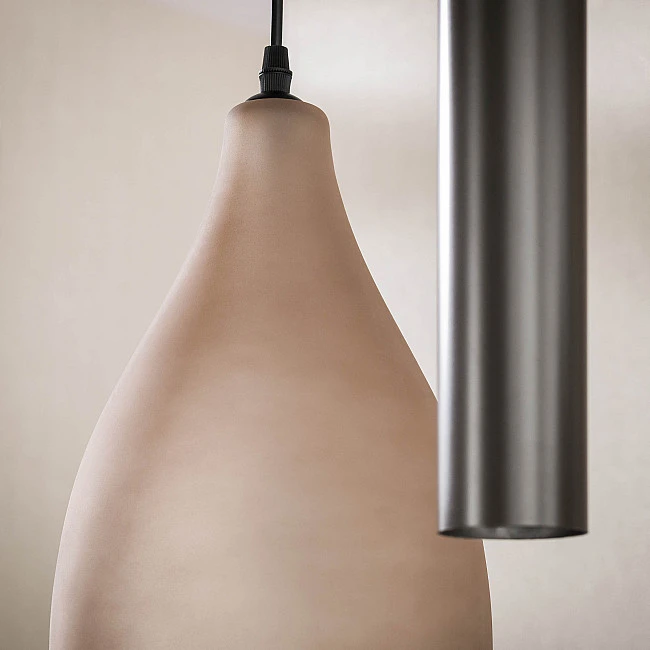 Luster 76-99F Cocoon 4+3L Brown Frosted Glass