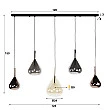 Luster 77-16 Wings 5L Multicolour Glass