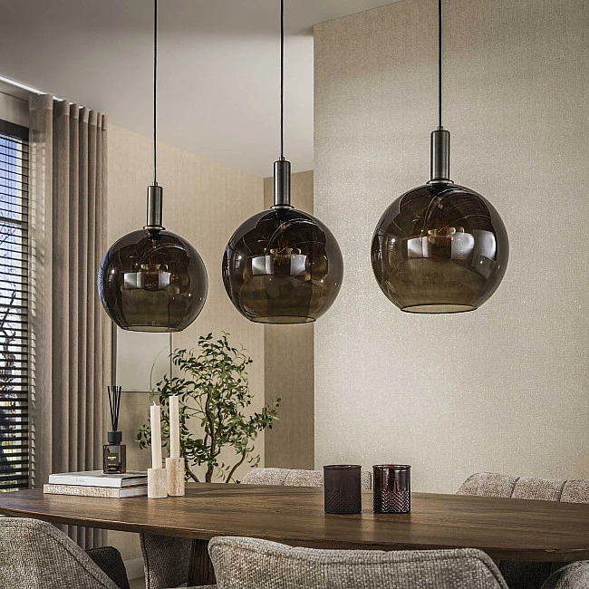 Luster 79-10S Sfere 3L Brown Glass