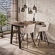 Luster 79-12S Sfere 4+3L Brown Frosted Glass