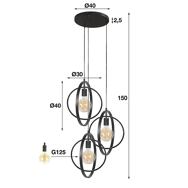 Luster 83-25 Turn Around 3L Charcoal