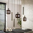 Luster 84-31 Bronza 4+3L Brown Glass