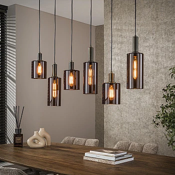 Luster 84-36 Sepiora 6L Brown Glass