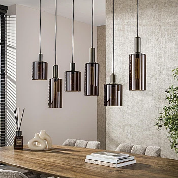 Luster 84-36 Sepiora 6L Brown Glass