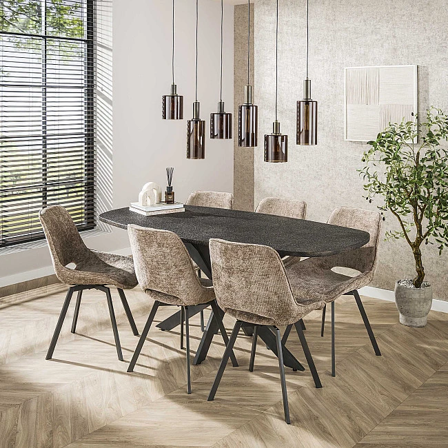 Luster 84-36 Sepiora 6L Brown Glass