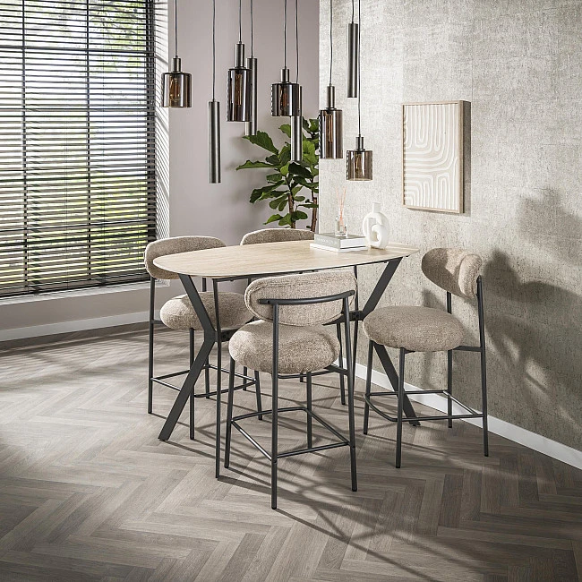 Luster 84-37 Sepiora 5+4L Brown Glass